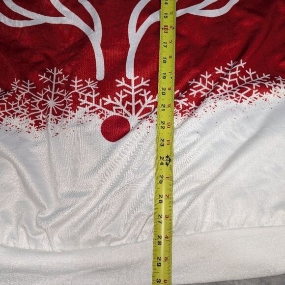 Red Reindeer Antler Holiday Sweater 4XL - Picture 7 of 7